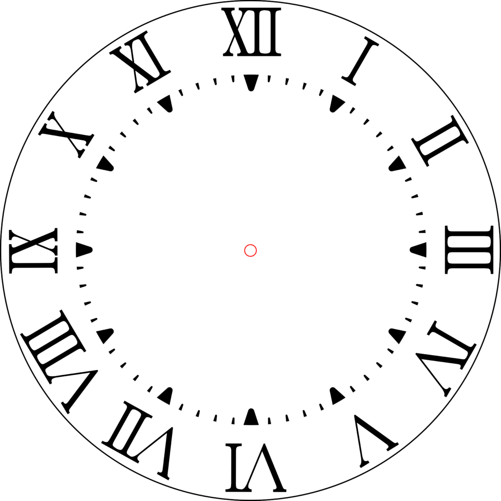 Hodiny rimska cisla